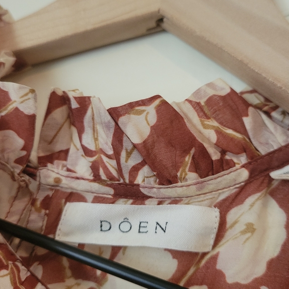 Doen Caramel dress in Red Ambridge Floral, sz s - Picture 11 of 15